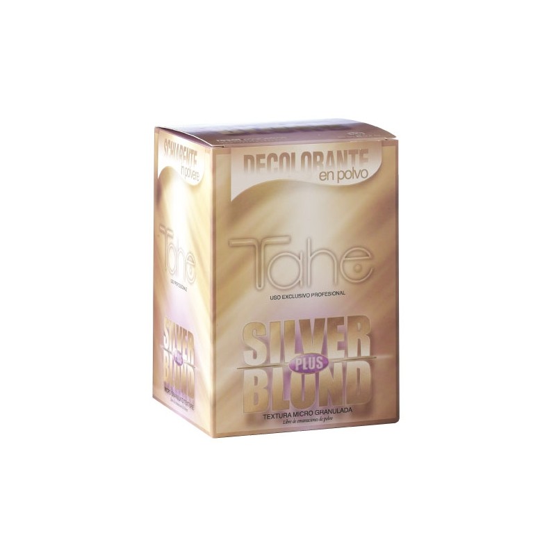 Decoloración silver blond plus Tahe aclara hasta 6 tonos