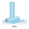 Rollo de papel para camilla desechable. Profesional. Color azul. Eseuve
