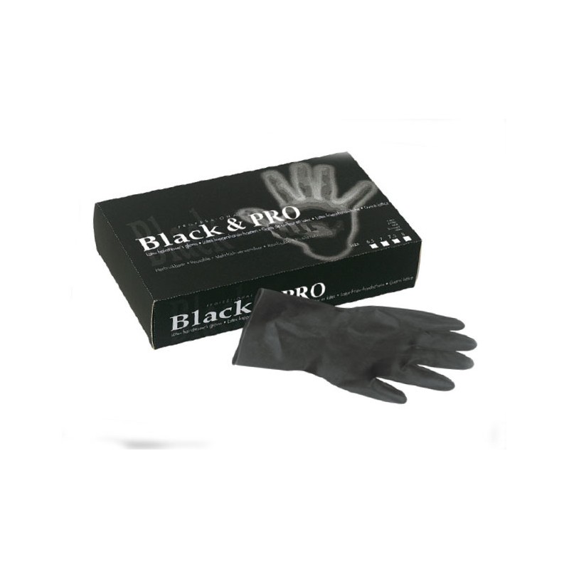 GUANTES LATEX BLACK GRANDE (20UND) NELSON