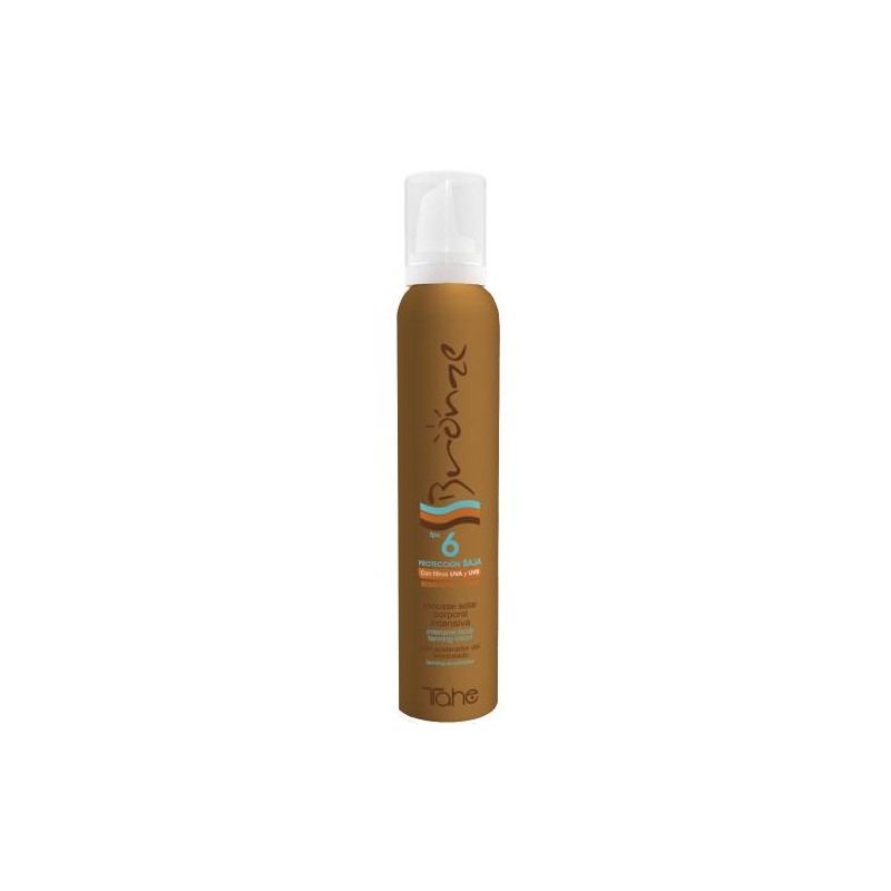 Espuma bronceadora solar intensiva 6 fps. Bronze Tahe