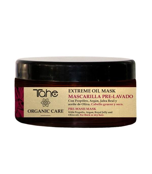 Mascarilla pre-lavado cabellos gruesos extreme oil Organic Care 300ml Tahe