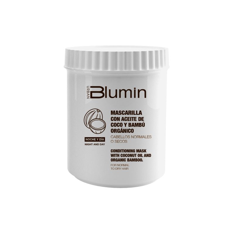Mascarilla capilar nutrición profunda. Coco y bambú orgánico 700 ml Blumin
