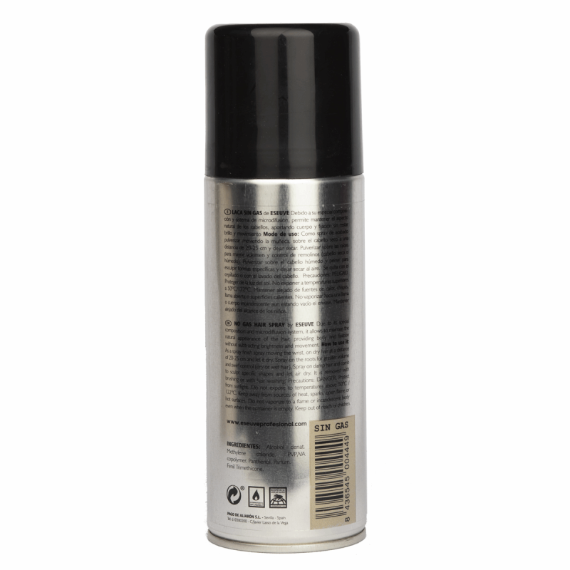 Laca ecologica sin gas 400ml Eseuve Version Profesional