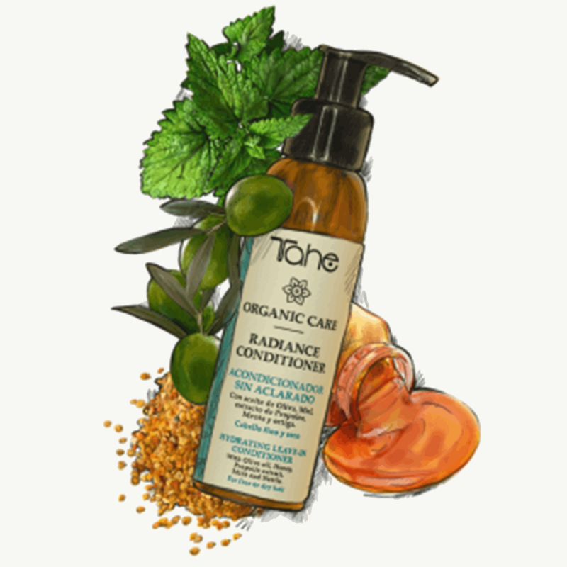 Acondicionador Radiance hidratante sin aclarado Organic Care Tahe