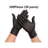 Guantes nitrilo extra negro pequeño 100 ud sin polvo