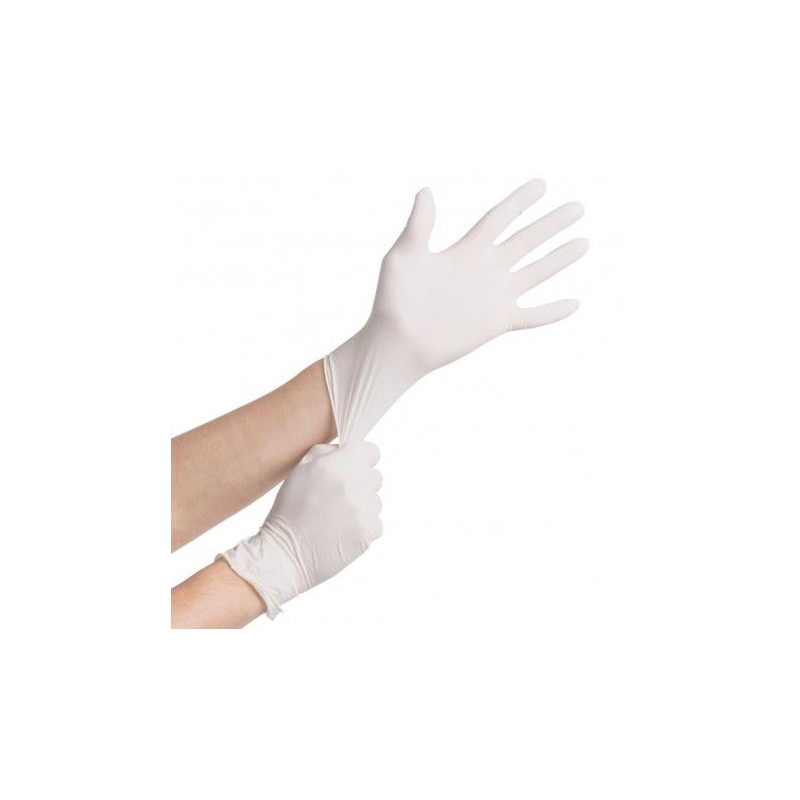 Guantes latex sin polvo pequeño 100 ud