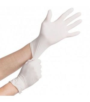 Guantes latex sin polvo mediano 100 ud
