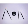 Kit pinceles maquillaje desechables unipersonal
