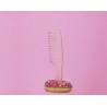 Peine desenredante de bambú ecológico rosa ILU