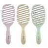 Cepillo de fibras naturales ECO-BIO desenredante verde. Version Profesional