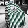 Capa de Corte Profesional para Barbería de rayas| Asuer. Version Profesional