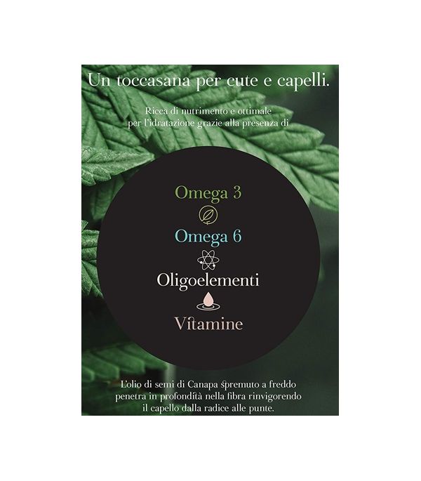 Champú Cannabis Green Lab di Oyster sensi-relax. Version Profesional