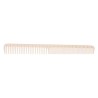 Peine de Corte Doble Púa 07 con línea de medida Escala 24.5 Cm. Version Profesional