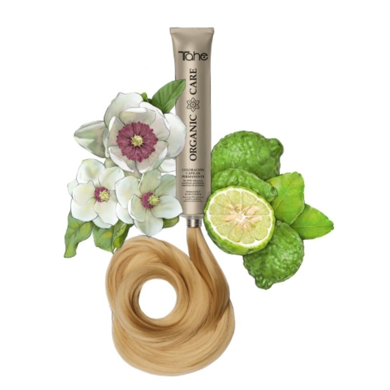 Tinte de pelo permanente. Sin amoniaco. 100 ml. Organic Care Tahe