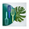 Cepillo desenredante. Fingerbrush Tropical Menta. Olivia Garden