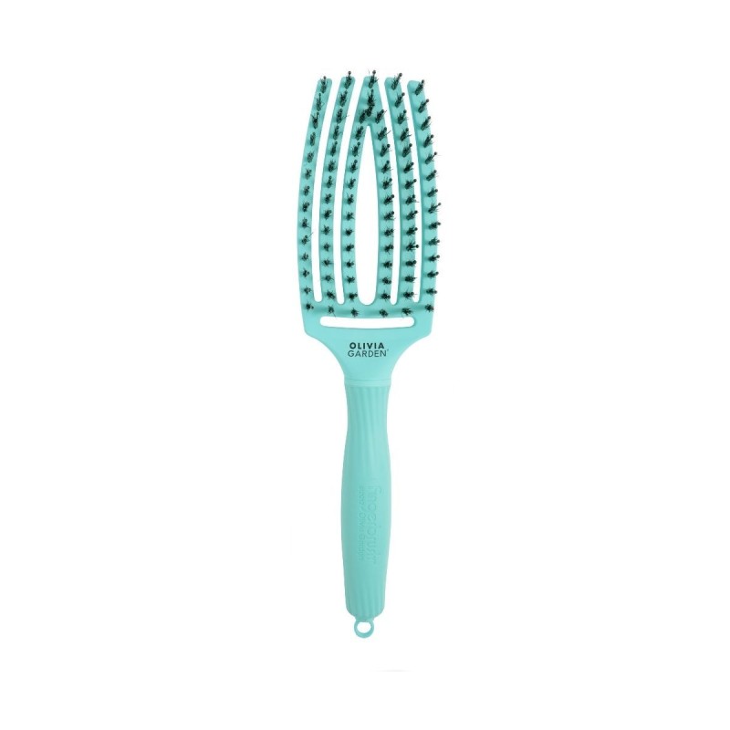 Cepillo desenredante. Fingerbrush Tropical Menta. Olivia Garden