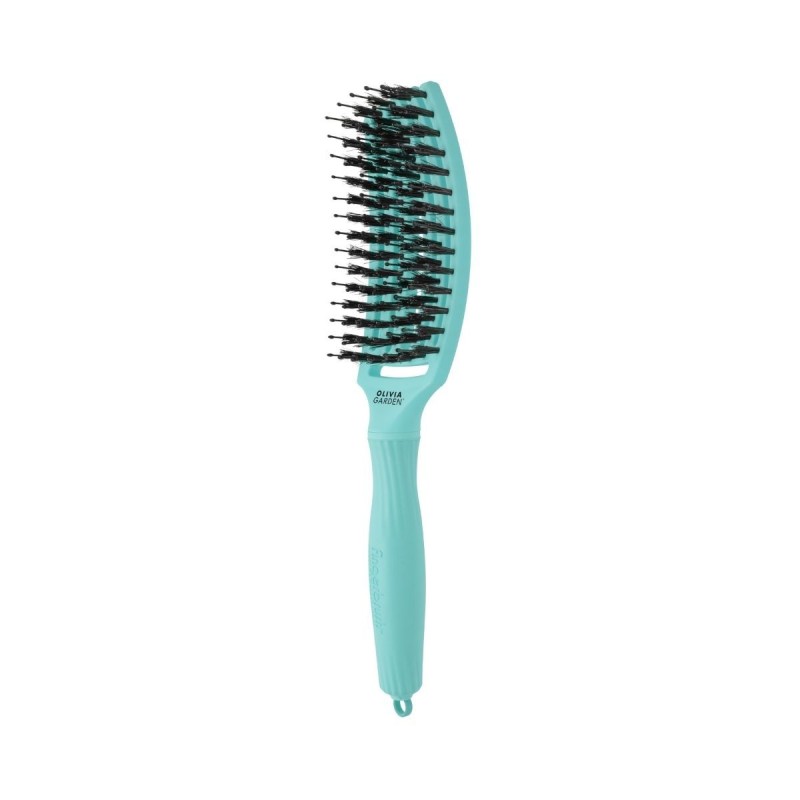 Cepillo desenredante. Fingerbrush Tropical Menta. Olivia Garden