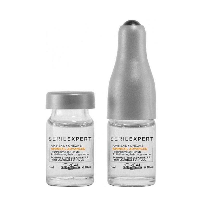 Ampollas anti-caída. Aminexil Advance Ampollas. Serie Expert L'oreal Professional