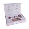 Rodillo de cuarzo y gua sha. Set de rejuvenecimiento facial. Bifull