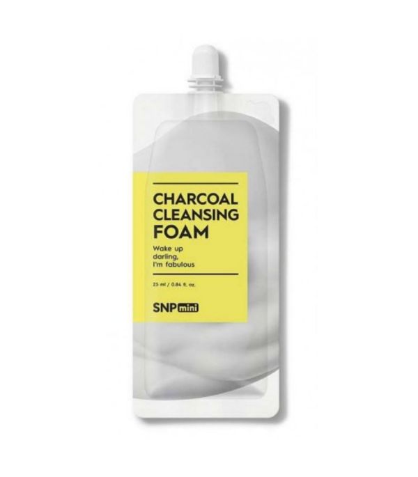 Espuma limpiadora facial de carbón. Charcoal cleansing foam SPN