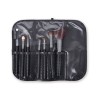 Set estuche 7 pinceles maquillaje. Tike plus black. Perfect beauty