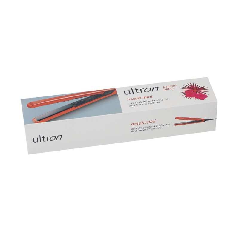 Plancha de pelo de viaje. Cerámica 240 V Ultron Edición limitada