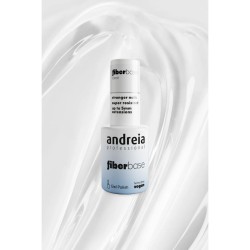 Base de esmalte en gel enriquecida con fibras sintéticas. Fiberbase Andreia