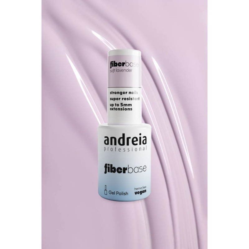 Base de esmalte en gel enriquecida con fibras sintéticas. Fiberbase Andreia Base de esmalte en gel enriquecida con fibras sintéticas. Fiberbase Andreia