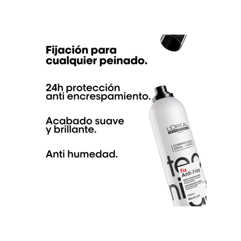 Tecniart new spray fix anti-frizz 250 ml