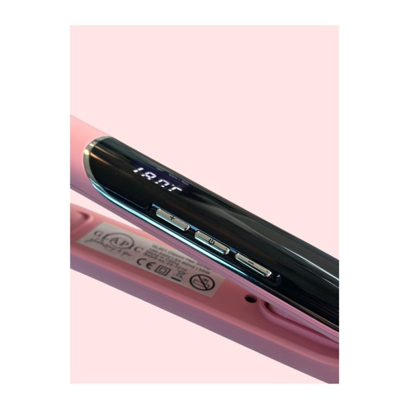 Plancha de Pelo Glapic Bubblegum Pink | Alisado y Brillo Profesional