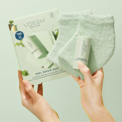 Heel Repair Duo VOESH | Bálsamo + Calcetines Hidratantes para Talones