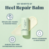 VOESH Heel Repair Duo | Bálsamo + Calcetines Hidratantes para Talones