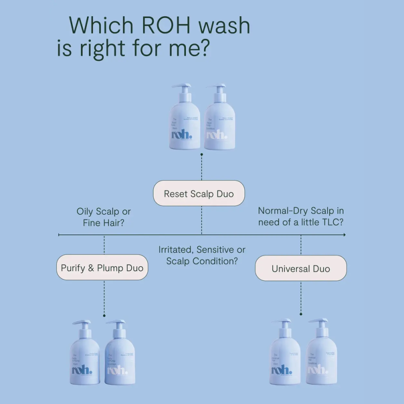 Champú equilibrante para cuero cabelludo y cabello – ROH The Universal Wash