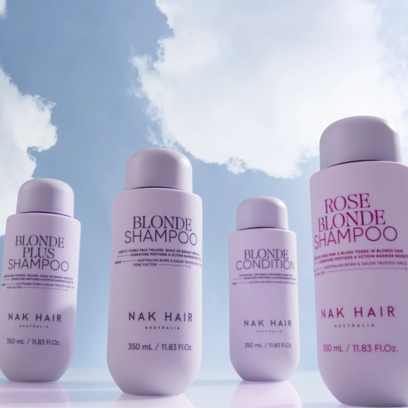 Nak Hair Blonde Shampoo – Champú Matizador Suave para Cabellos Rubios