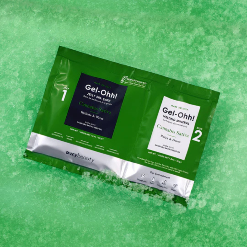 Gel-Ohh! Cannabis Sativa – Baño de Gel Hidratante y Relajante Spa