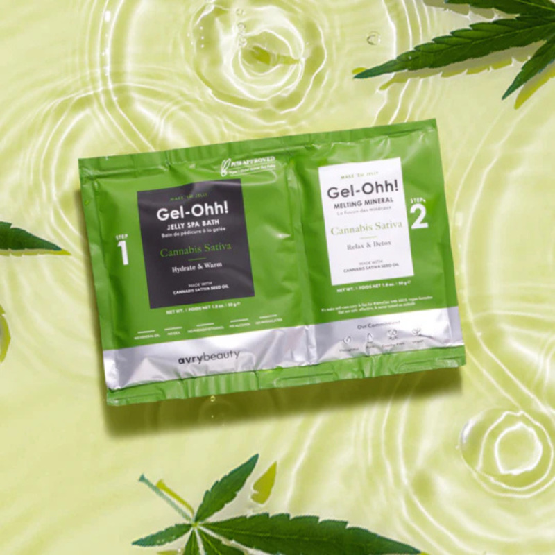 Gel-Ohh! Cannabis Sativa – Baño de Gel Hidratante y Relajante Spa