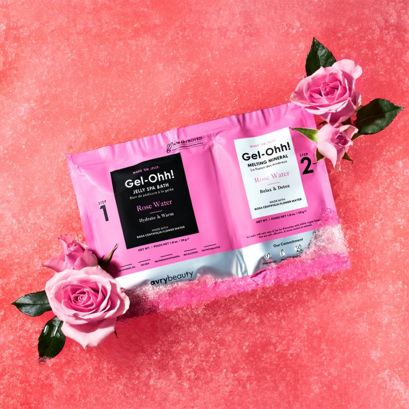Gel-Ohh! Rose Water – Baño Spa Calmante con Agua de Rosas