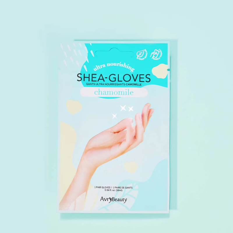Shea Butter Gloves Chamomile – Guantes Hidratantes con Manteca de Karité y Manzanilla