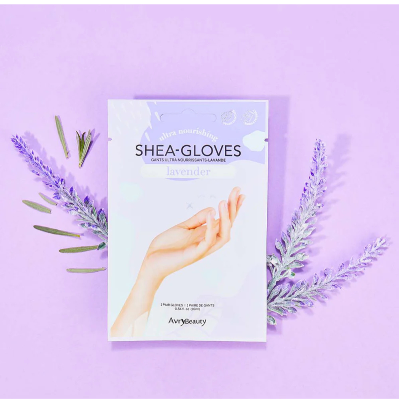 Shea Butter Gloves Lavender – Guantes Hidratantes con Manteca de Karité y Lavanda