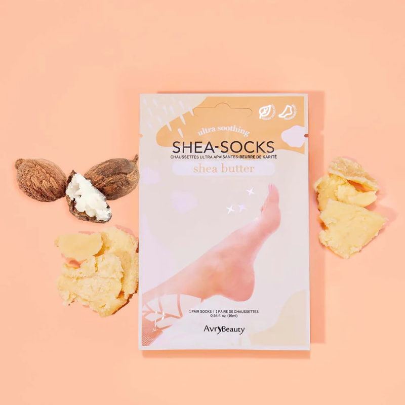 Shea Butter Socks Shea Butter – Calcetines Hidratantes con Manteca de Karité
