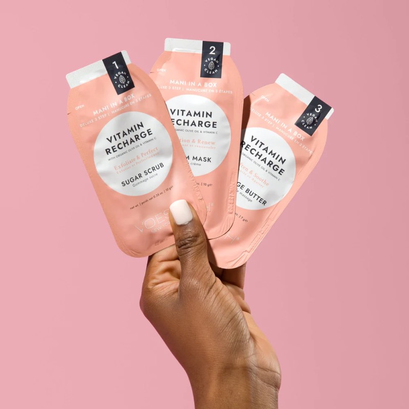 Mani in a Box Vitamin Recharge – Kit Manicura 3 Pasos con Vitaminas