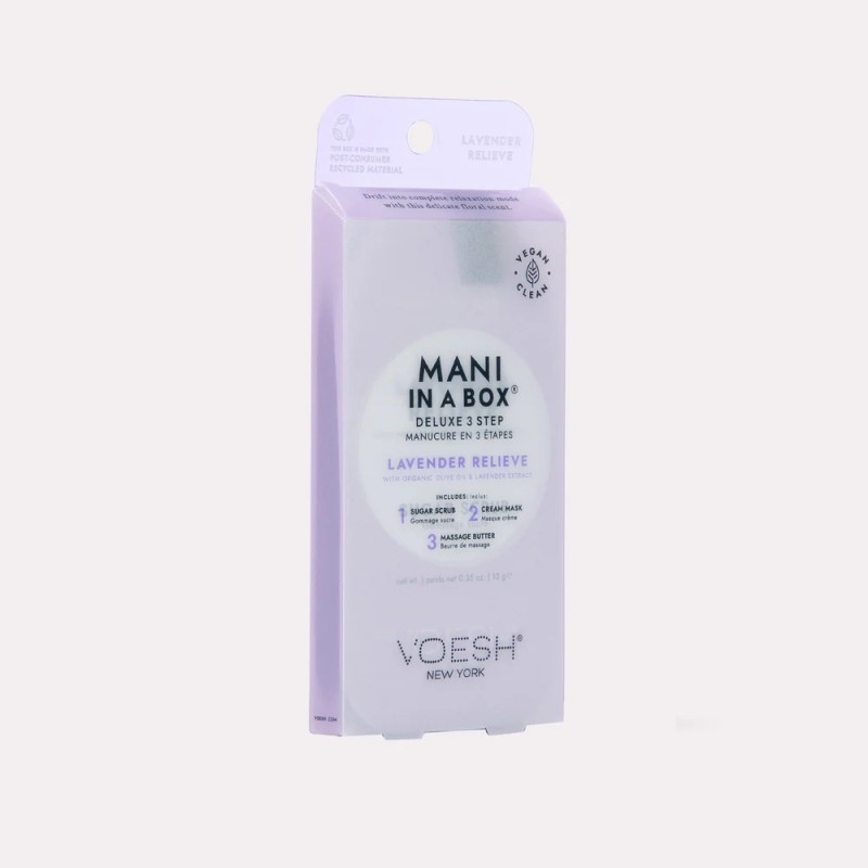 Mani in a Box Lavender Relieve – Kit Manicura 3 Pasos con Lavanda