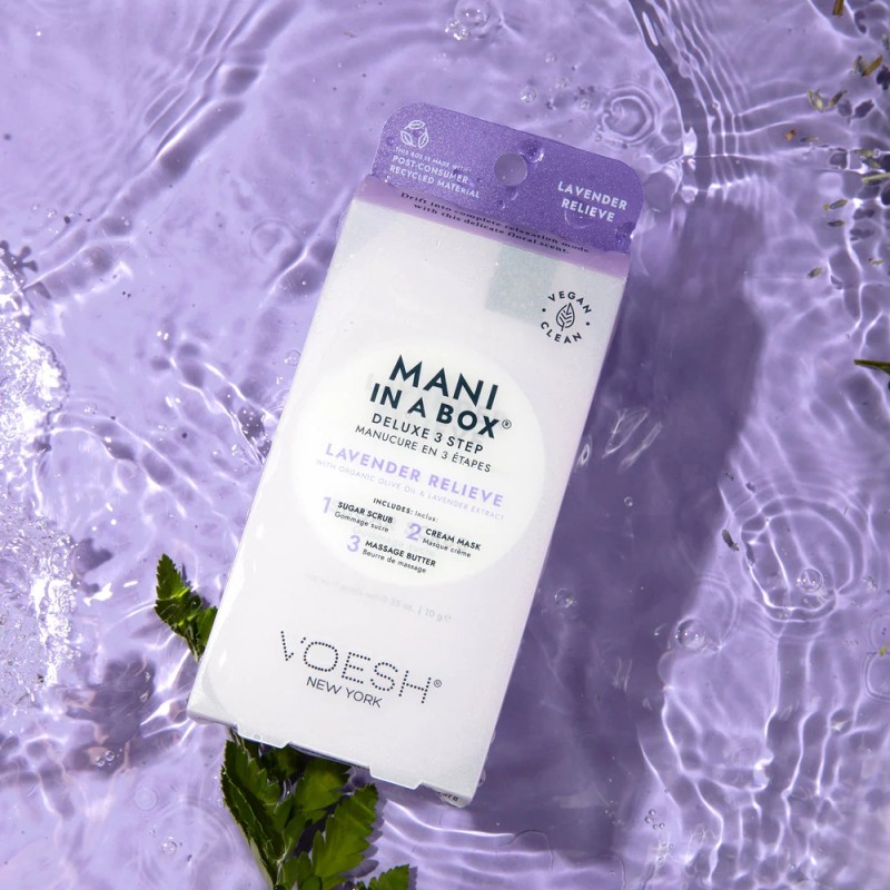 Mani in a Box Lavender Relieve – Kit Manicura 3 Pasos con Lavanda