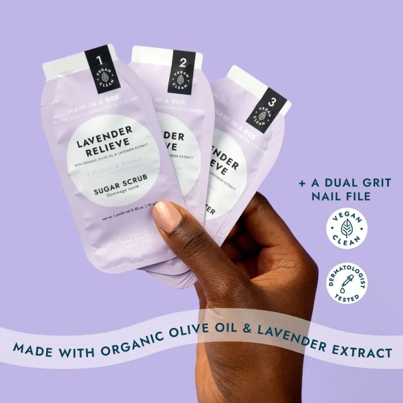 Mani Moments Lavender Relieve – Kit Manicura Relajante con Lavanda
