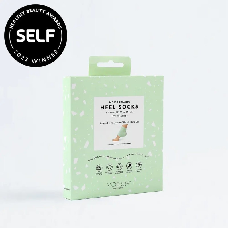 Moisturizing Heel Socks Mint – Calcetines Hidratantes para Talones Secos