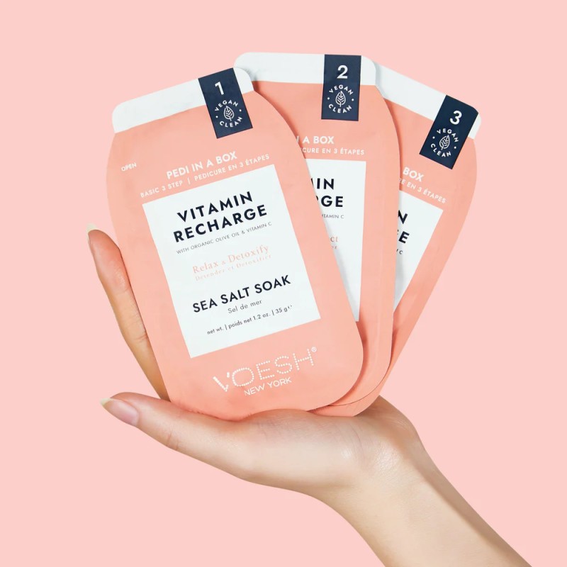 Pedi in a Box Vitamin Recharge – Pedicura con Vitamina C y Pomelo