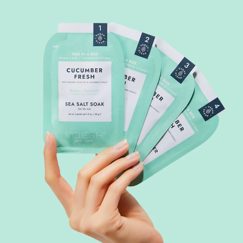 Pedi in a Box Cucumber Fresh – Pedicura con Pepino en 4 Pasos