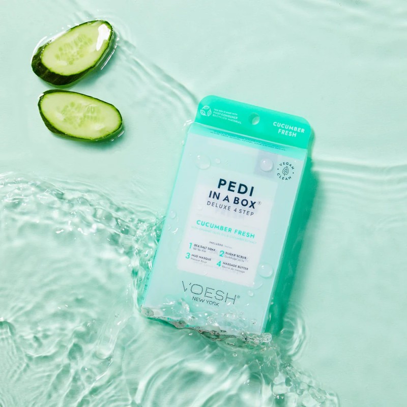 Pedi in a Box Cucumber Fresh – Pedicura con Pepino en 4 Pasos