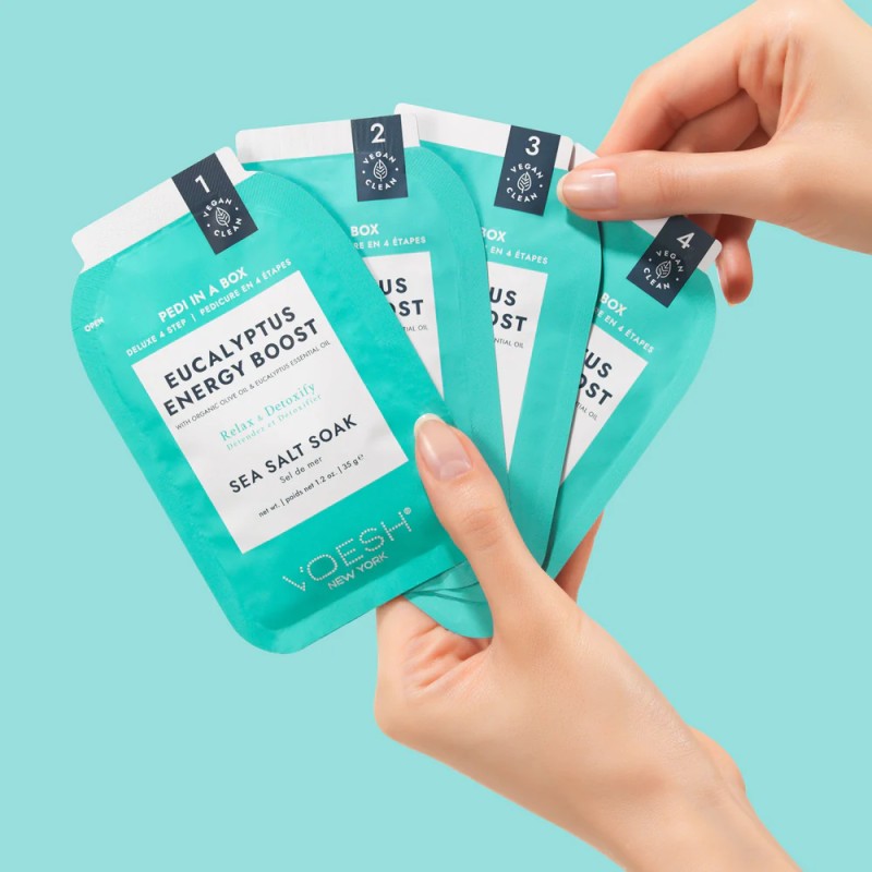 Pedi in a Box Eucalyptus Energy Boost – Pedicura Energizante con Eucalipto