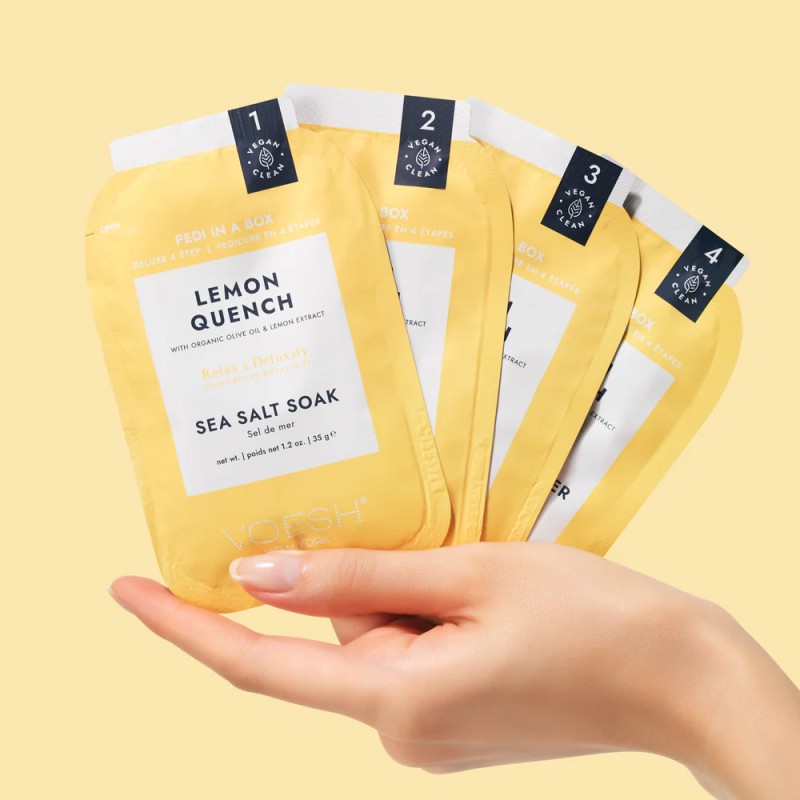 Pedi in a Box Lemon Quench – Pedicura Revitalizante con Limón